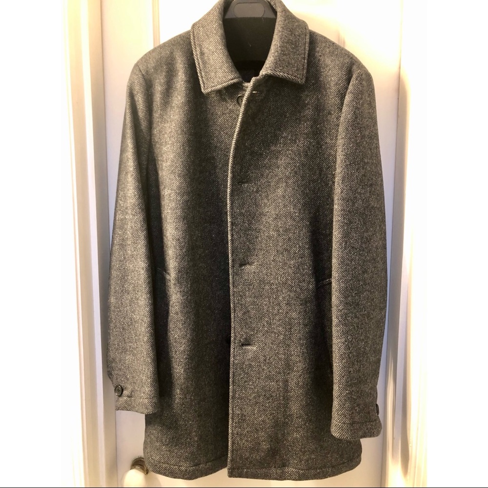 NWOT Bonobos Italian Wool Car Coat Slim Fit Medium
